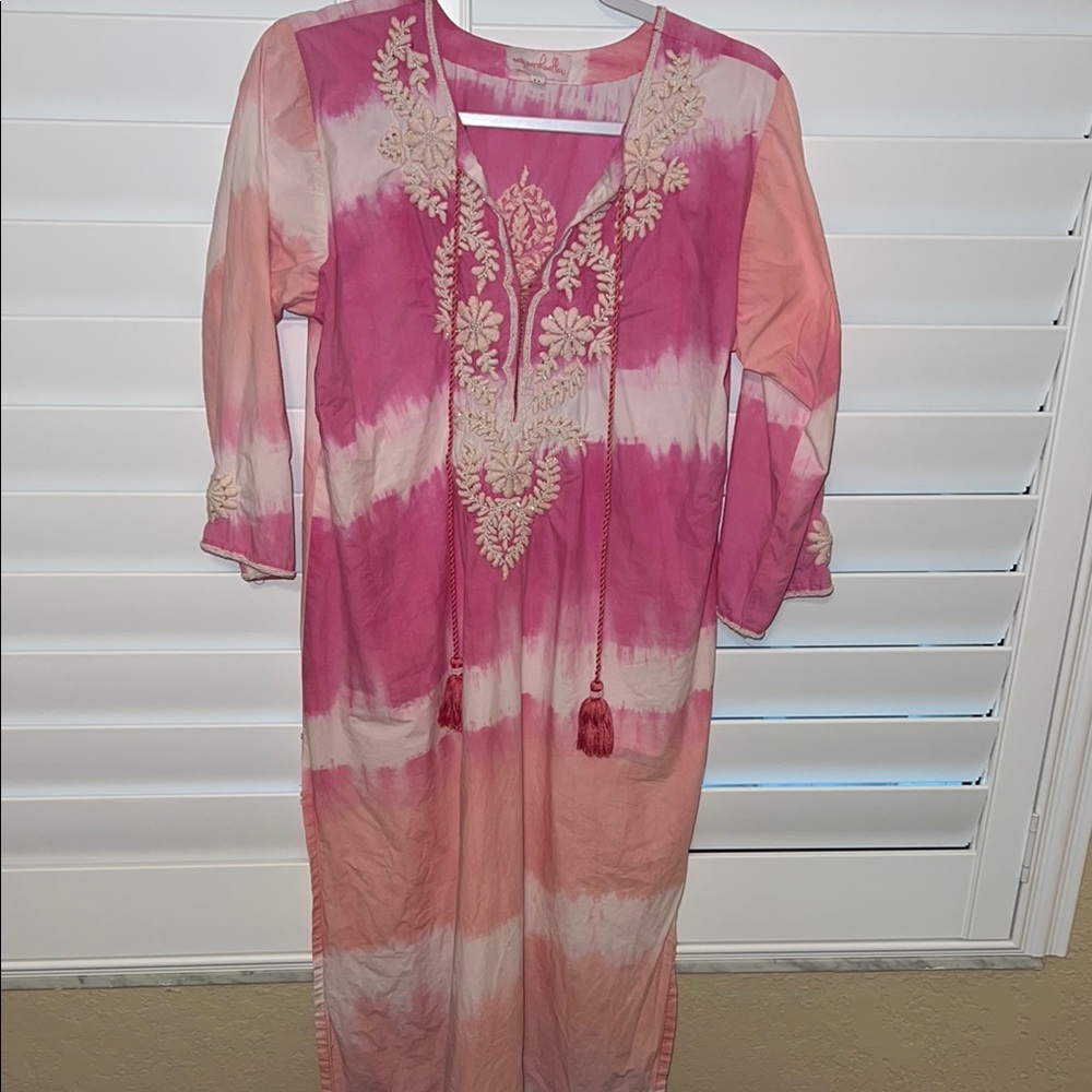 Mary Marshmallow boho preppy beachy dress size medium - Picture 3 of 8